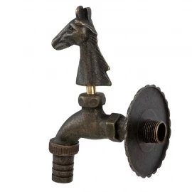 Садовый кран 1/2" с носиком "Лошадь" Santera