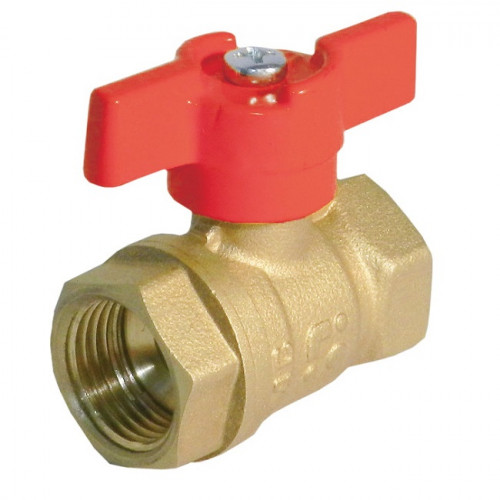 Кран шаровой г/г 1/2" бабочка БАЗ