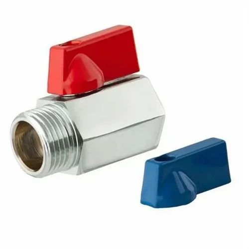 Кран шаровой мини 1/2" г/ш хром SMS