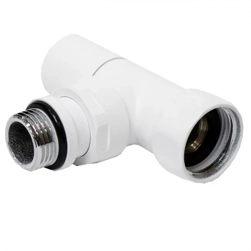 Радиаторный вентиль 1/2"х3/4" (белый) Vieir