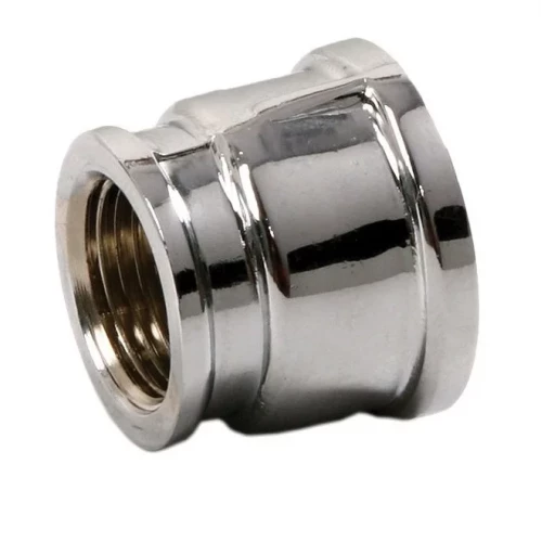 Муфта латунная хром 1/2"х3/4" GF