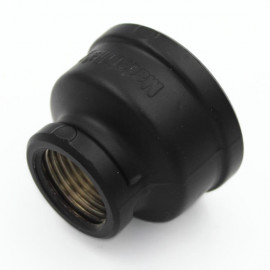 Муфта латунная черная 1"х1/2" GF