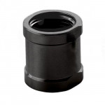 Муфта латунная черная 1/2" Remer