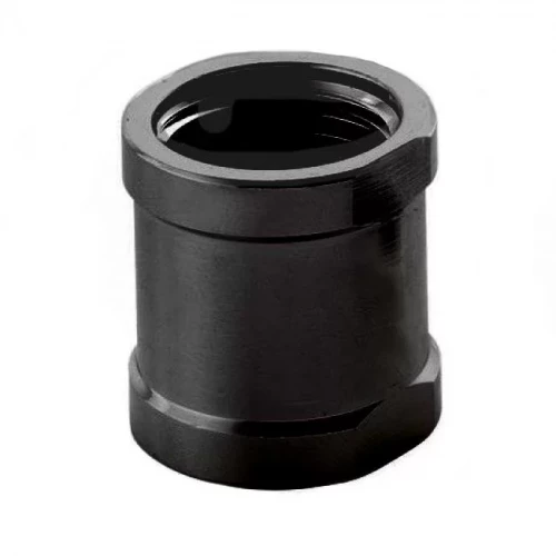 Муфта латунная черная 1/2" Remer
