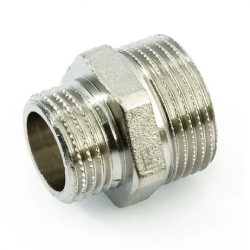 Ниппель переходной 3/8"х1/4" никель General Fittings