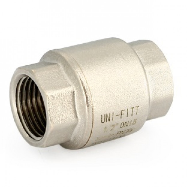 Пружинный обратный клапан 1/2" UNI-FITT