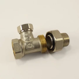 Кран радиаторный 1/2" прямой нижний General Fittings 