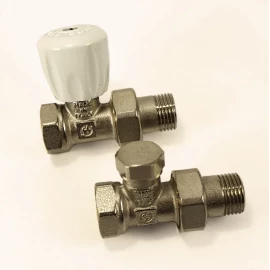Кран радиаторный 1/2" прямой верхний General Fittings 