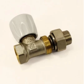 Кран радиаторный 1/2" прямой верхний General Fittings 