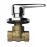 Кран шаровой под штукатурку хром 1/2" Remer 3512 EX