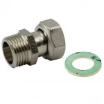 Переход с накидной гайкой 1/2"НРх1/2"ВР Tiemme