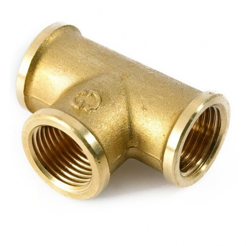 Тройник латунный г/г/г 3/4" General Fittings