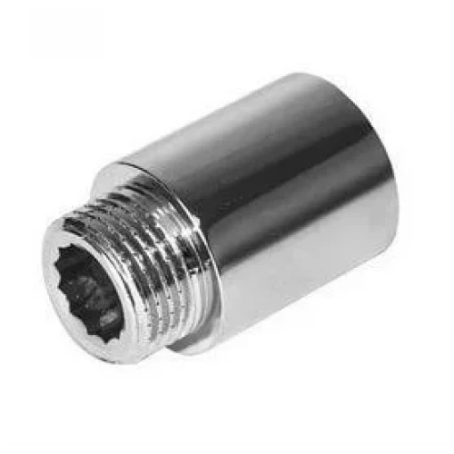 Удлинитель латунный хром 3/4" х 80мм SMS 