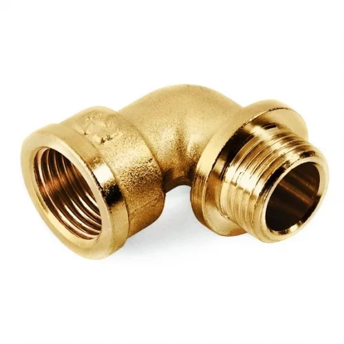 Уголок латунный г/ш 3/4" с ограничителем General Fittings