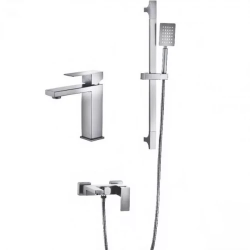 Набор смесителей для ванны (сатин) Hansen 91304 G 
