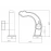 Смеситель для раковины A10129 U-BR Zorg