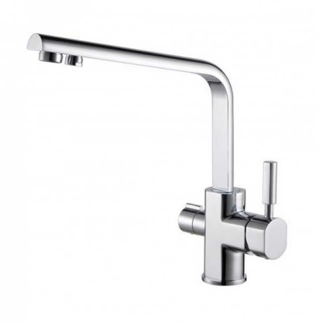 Смеситель для кухни 2 в 1 под фильтр (хром) Kaiser Decor 40144
