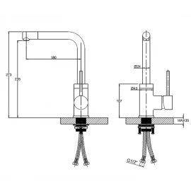 Смеситель для кухни Kaiser Teka 13144