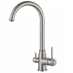Смеситель 2 в 1 под фильтр (сатин) SH763 Satin STEEL HAMMER