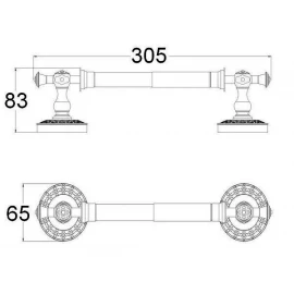 Бумагодержатель Zorg 07Br