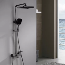 Душевая система (графит) Ganzer Kvadro 05162Q
