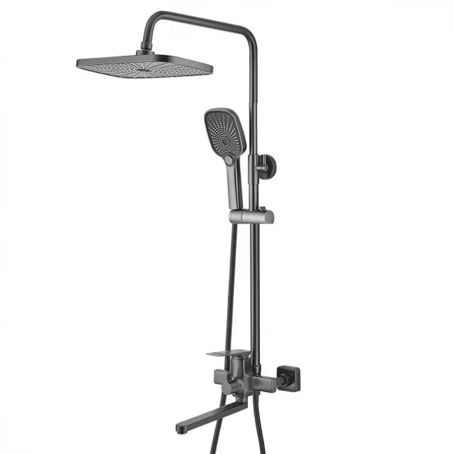 Душевая система (графит) Hansen 33020-P
