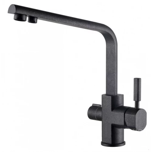 Смеситель под фильтр (черный мрамор) Kaiser Decor 40144-2