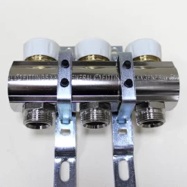 Коллекторная группа с расходомерами на 3 выхода General Fittings