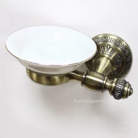 Мыльница настенная (керамика) Oute Bronze 2103 TG
