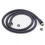 Шланг для гигиенического душа 1м (черный) Ganzer 60100-C