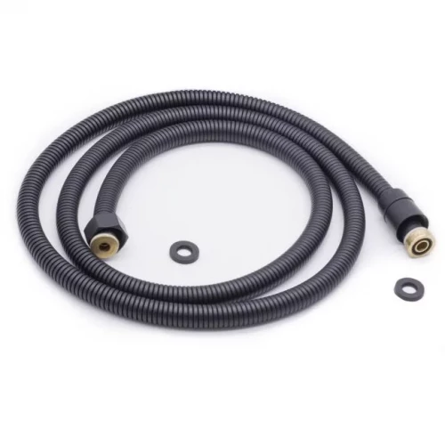 Шланг для гигиенического душа 1м (черный) Ganzer 60100-C