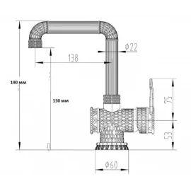 Смеситель для раковины A419 U Zorg