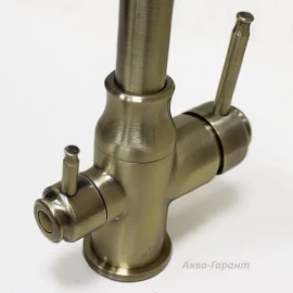 Смеситель 2 в 1 под фильтр (бронза) 763 SH STEEL HAMMER