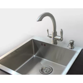 Смеситель для кухни 2 в 1 (сатин) Ganzer Rein 16031G