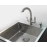 Смеситель для кухни 2 в 1 (сатин) Ganzer Rein 16031G