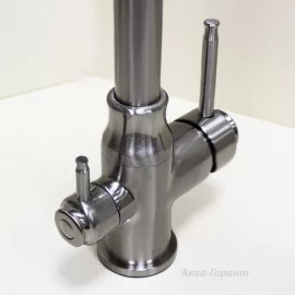 Смеситель 2 в 1 под фильтр (сатин) SH763 Satin STEEL HAMMER