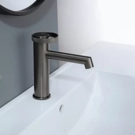 Смеситель для раковины (графит) Ganzer ATELIER 19111Q