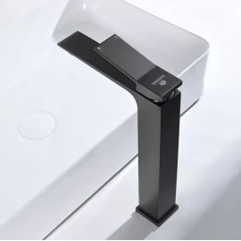 Смеситель высокий (графит) Ganzer Kvadro 05112Q