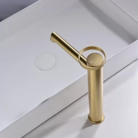 Смеситель для раковины (мат. золото) Ganzer ATELIER 19112S