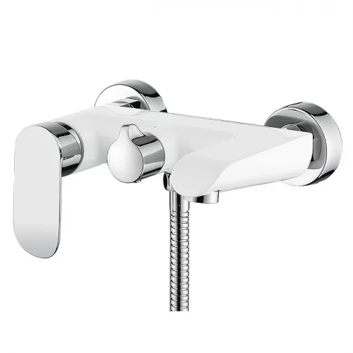 Смеситель для ванны (белый) Ganzer 22032F