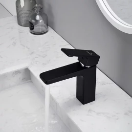 Смеситель для раковины Kaiser Elite Black 01011-2
