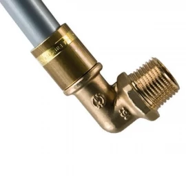 Угольник с наружной резьбой Ø20х1/2" General Fittings