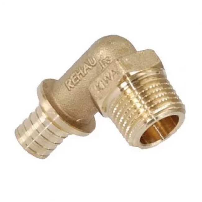 Угольник с наружной резьбой Ø16х1/2" Rautitan Rehau